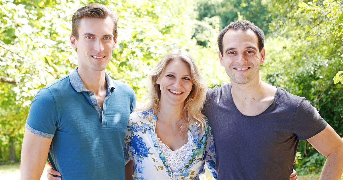 LENICURA Gründerteam Arend Poppner, Dr. Katharina Reinhard, Dr. Andreas Hafner