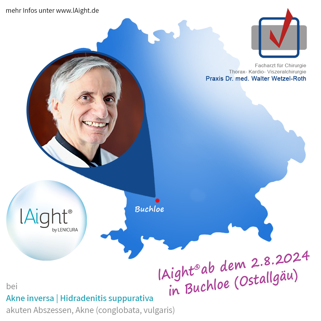 Neuer LAight Standort im Allgäu: Dr. Wetzel-Roth in Buchloe bietet Akne inversa-Sprechstunde