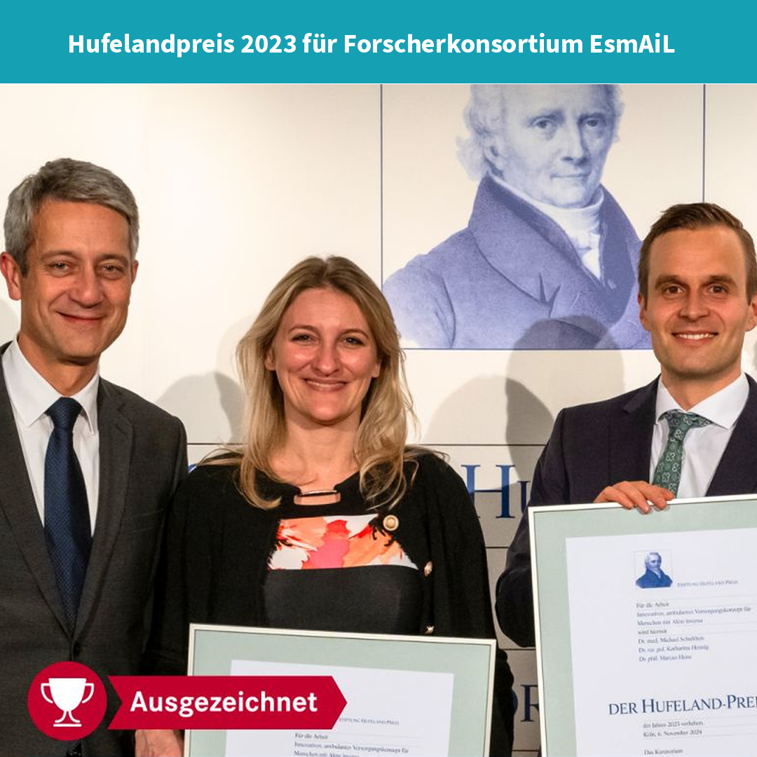 Geschäftsführin Dr. Katharina Hennig mit Hufelandpreis ausgezeichnet